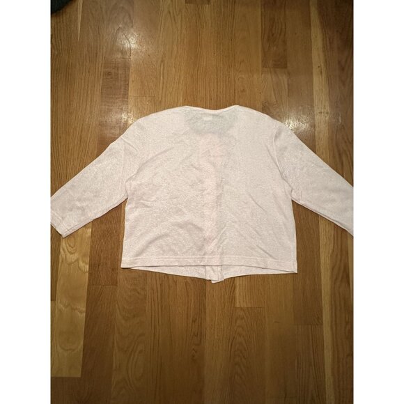 Blair Cropped Pink Cardigan Medium - Picture 3 of 10